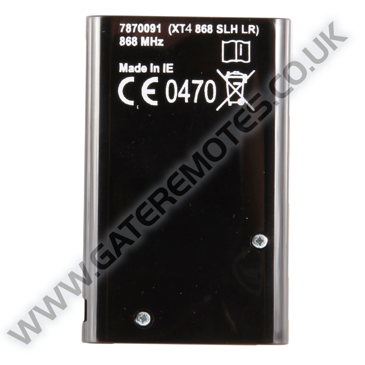 Faac XT4 868SLH Black 7870101 | Gate and garage door remote