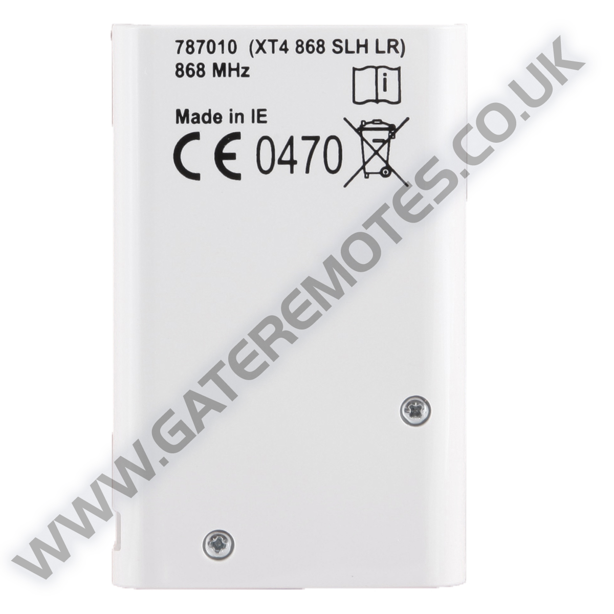 Faac XT4 868SLH LR White 787010 | Gate and garage door remote