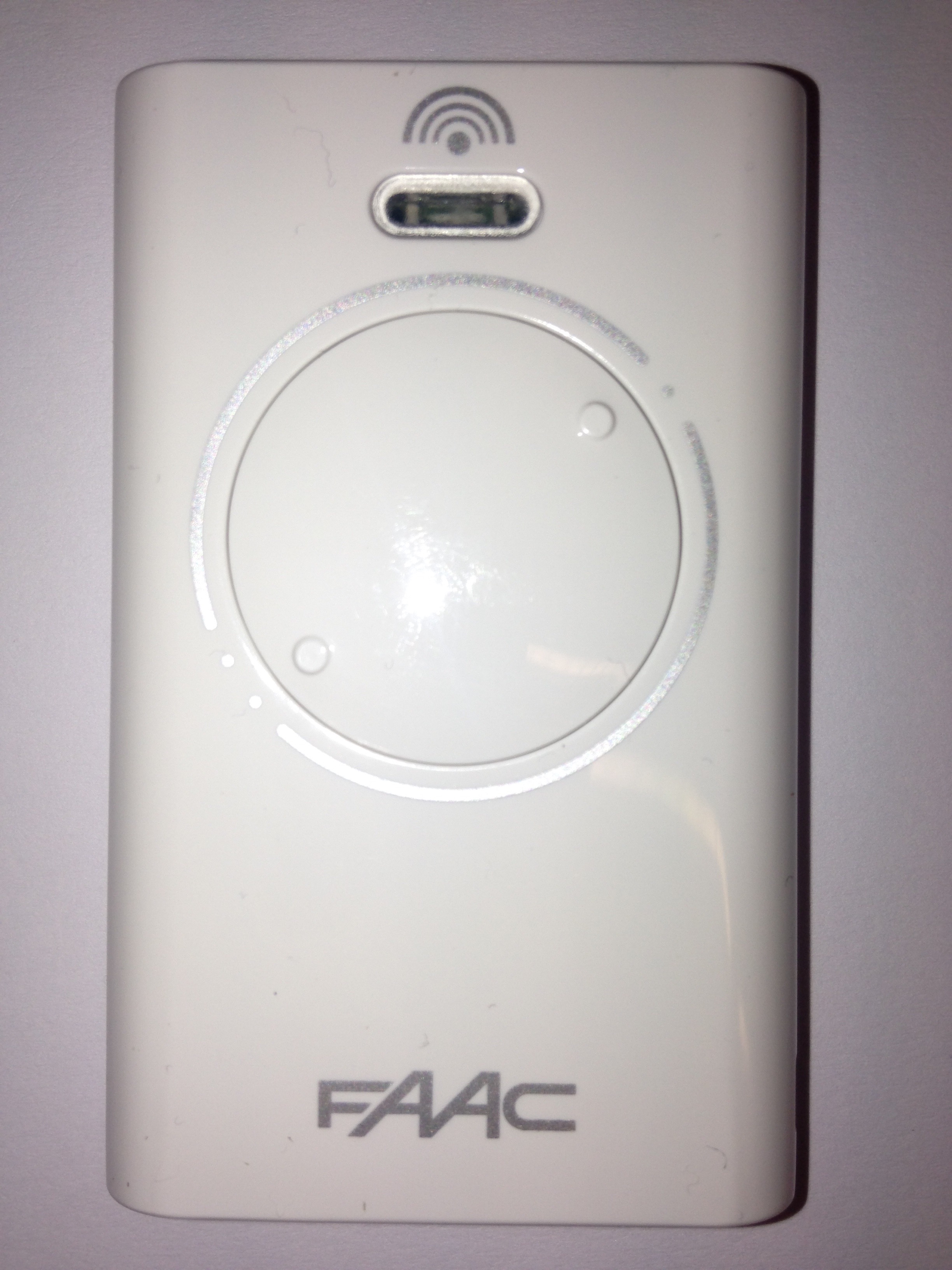Faac XT2 433SLH LR - White 787007 | Gate and garage door remote