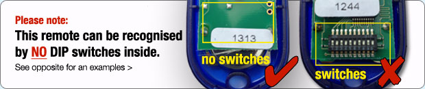 Seav Be Happy RH3 | Gate and garage door remote