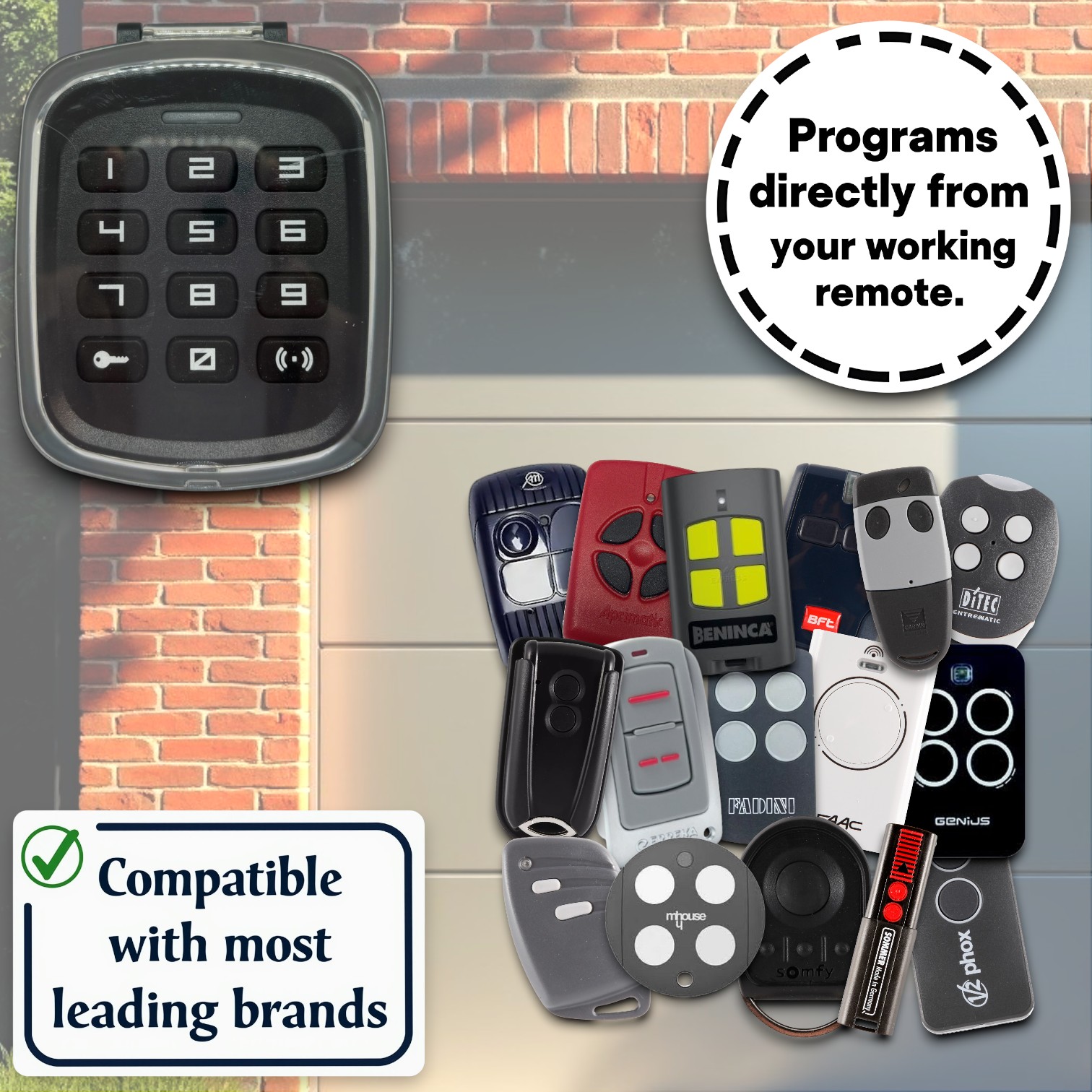 GR PAD Wireless Keypad - Rolling Code