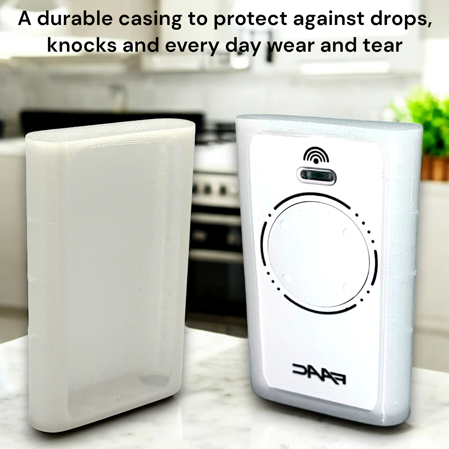 Rubber protective case for FAAC XT2/4 remotes White