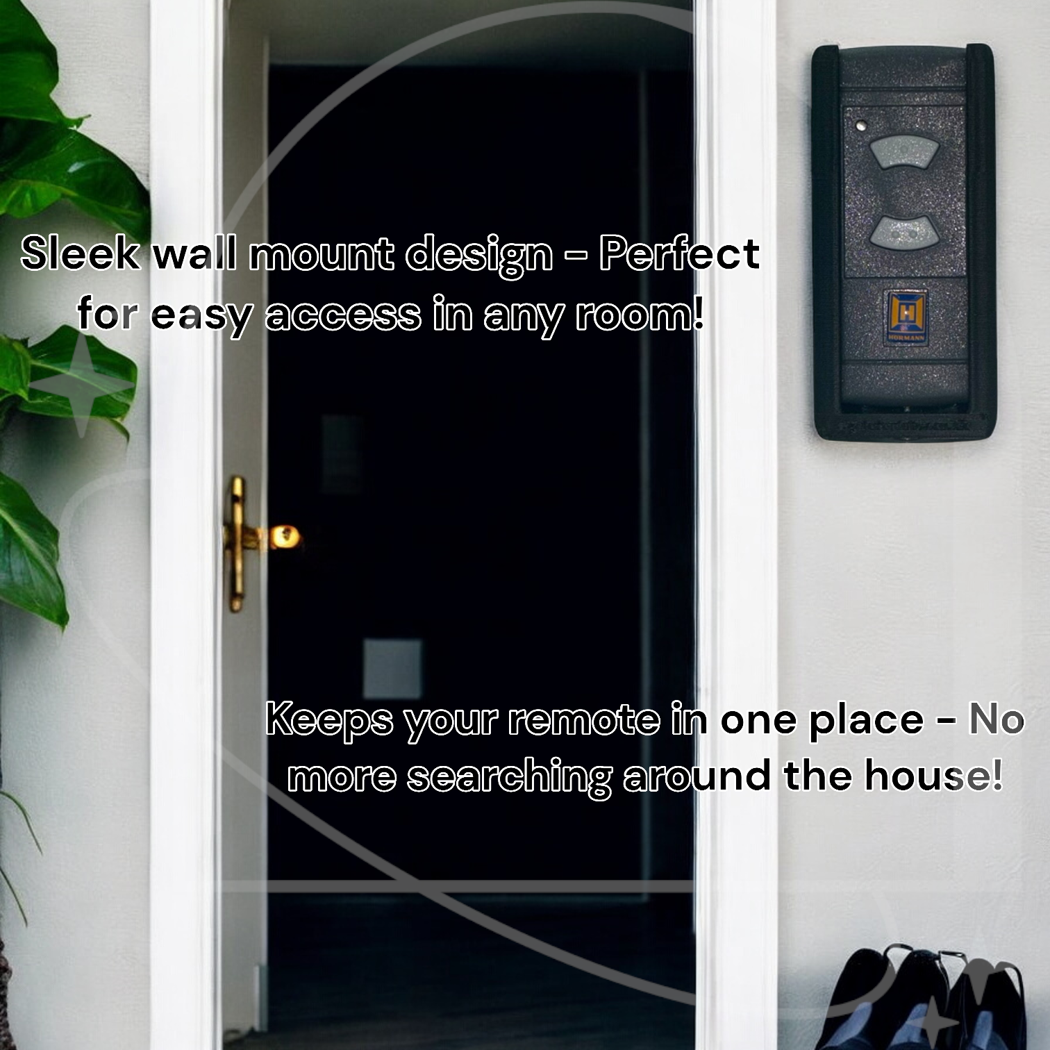 Wall & Car Vent Holder For Hormann HSE2 Remote